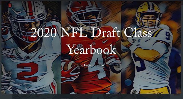 In preparation of Wednesday’s upcoming NFL Draft, @bmorethangreat created a yearbook highlighting the stars of this years draft class. 📍link in bio